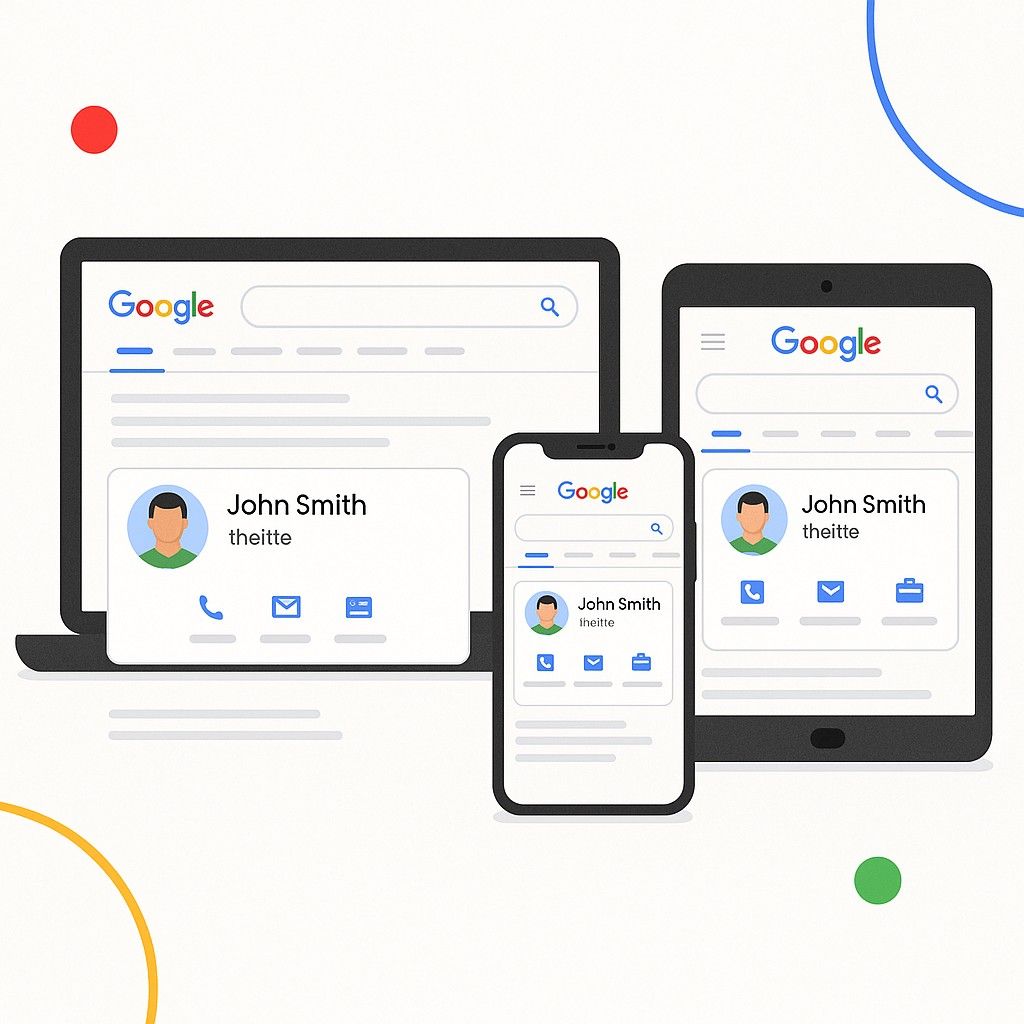 add me to google search card​